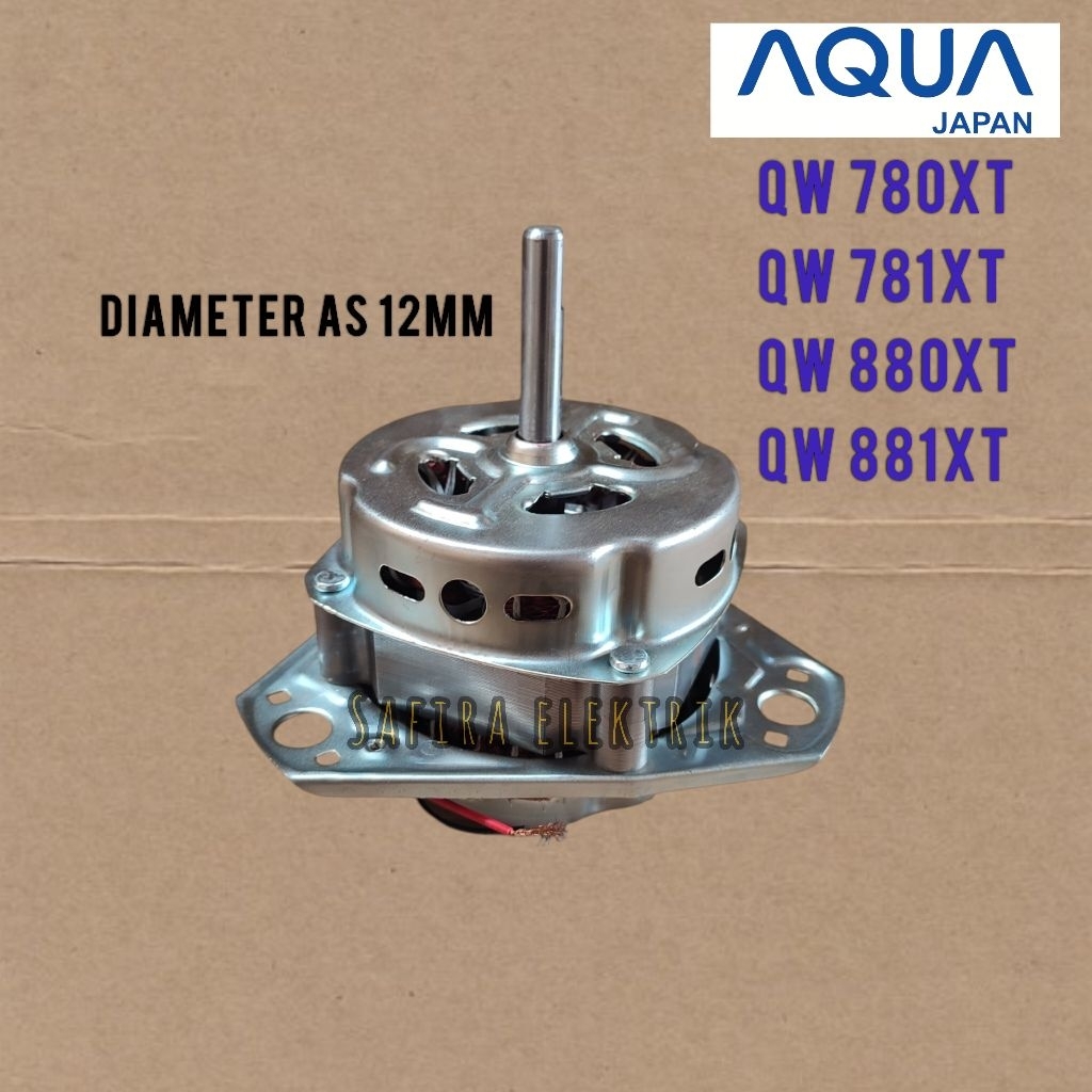 DINAMO WASH AQUA 7 - 8KG QW 780XT QW 781XT QW 880XT QW 881XT / MOTOR PENCUCI MESIN CUCI 2 TABUNG AQU