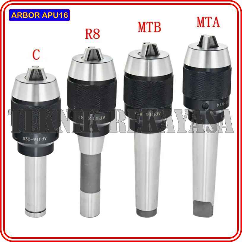 ARBOR CHUCK DRILL / MT3 CHUCK DRILL / ARBOR MTB3-APU16 / ARBOR MTA3-APU16 / MT3-APU16 (1-16MM)