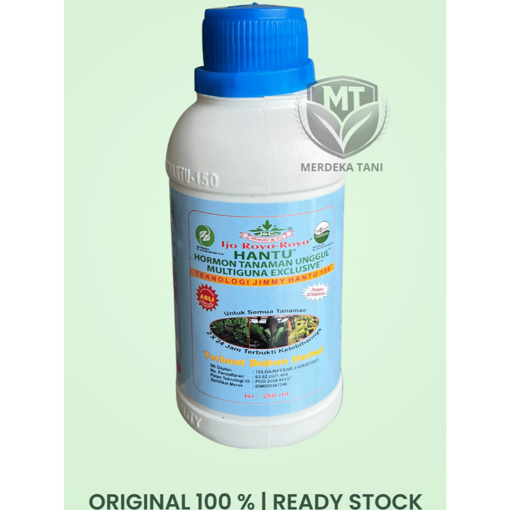 Pupuk Organik ZPT Jimmy Hantu Ijo Royo Royo 200 ML, Memacu pertumbuhan Tanaman, Tanpa Bahan Beracun