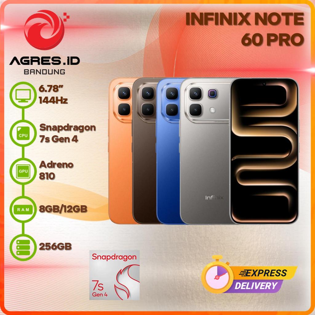 INFINIX NOTE 60 PRO 5G 8GB/12GB 256GB GARANSI RESMI INDONESIA