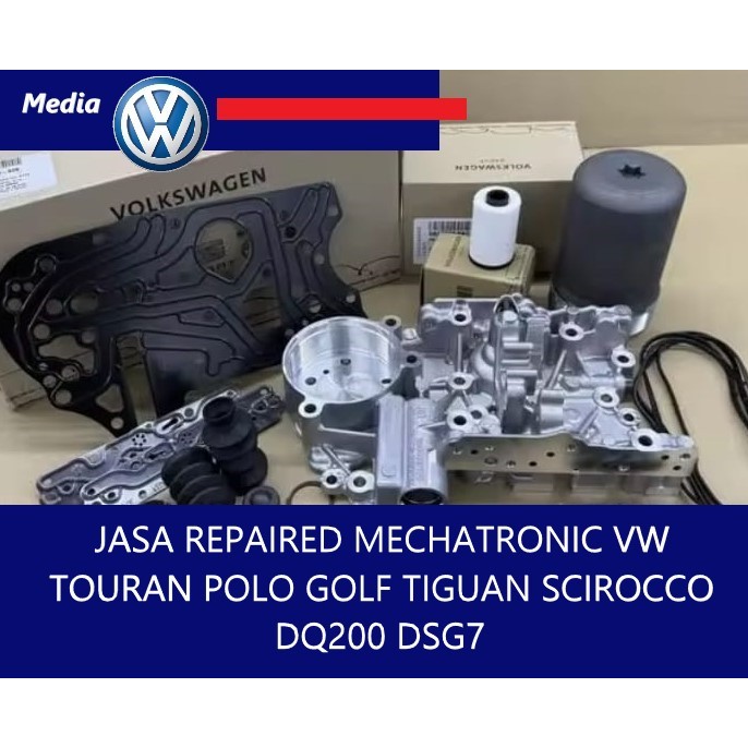 JASA SERVICE PERBAIKAN MECHATRONIC VW DQ200 DSG7 TCM OAM 927769D  BODY VALVE OAM 325 065