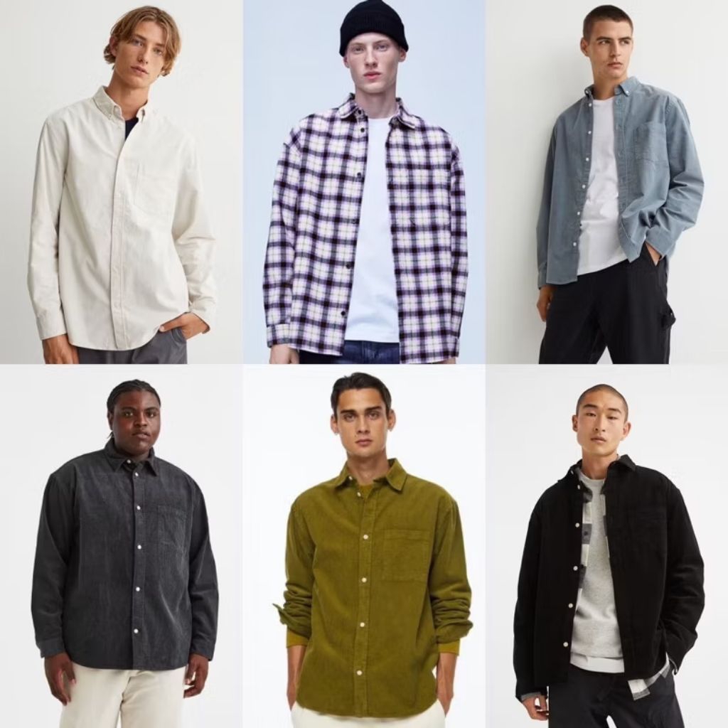 HnM Oversized Fit Corduroy Overshirt