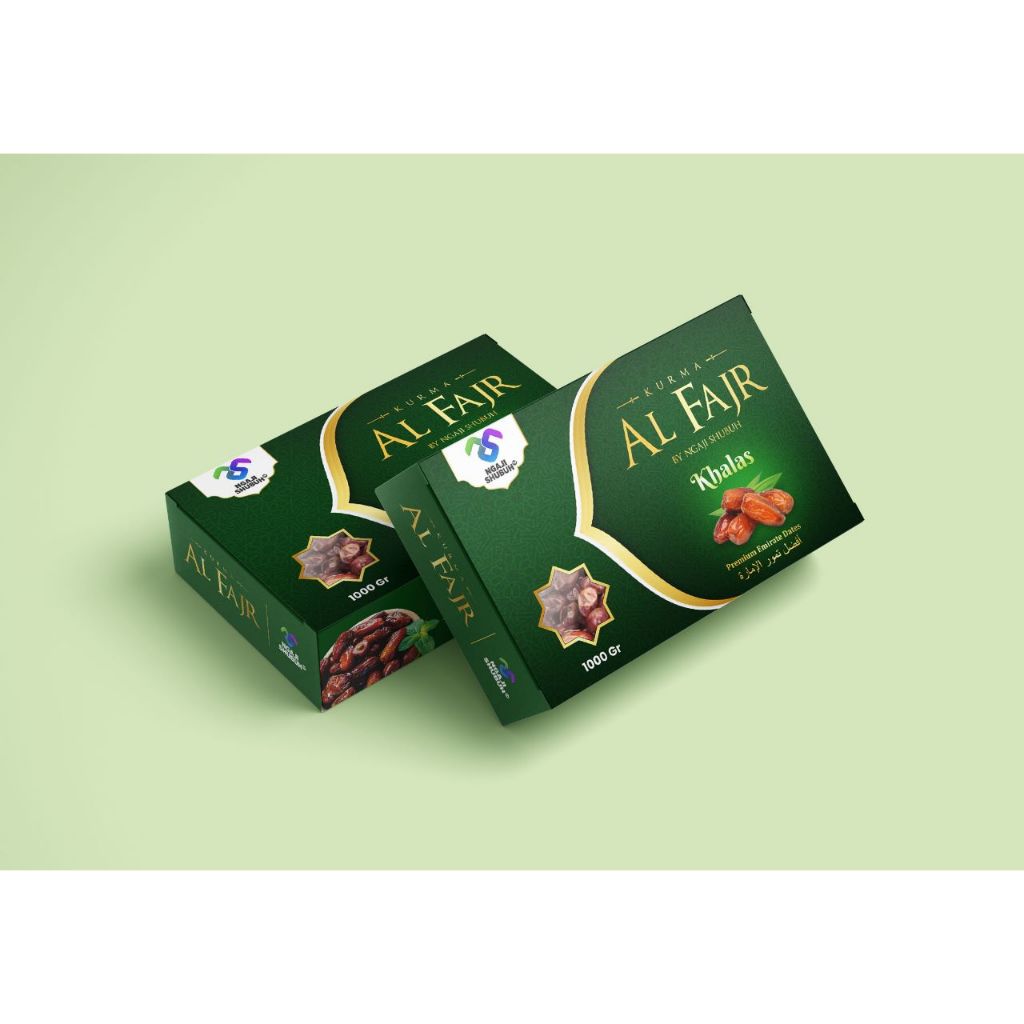 Kurma Dates Khalas Al-fajr 1kg | Dates Khalas asli premium Arab