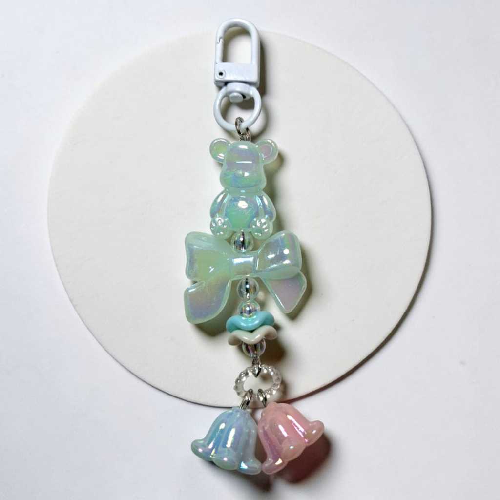 Coquette Bear Mini Charm Aesthetic Keychain Bag charm bear