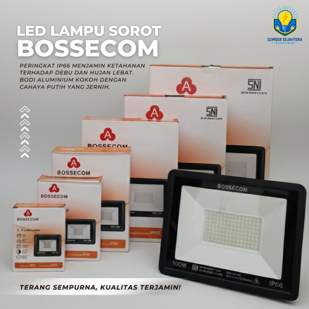 Lampu Sorot Bossecom 200 Watt
