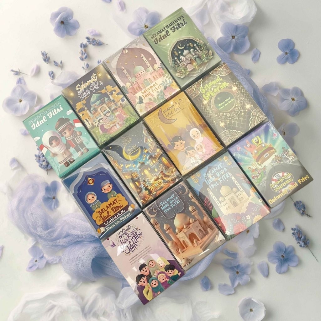 MVCollection AMPLOP LEBARAN ANGPAO / AMPLOP HARI RAYA / AMPLOP LEBARAN TERMURAH MIKA ISI 50 LEMBAR K