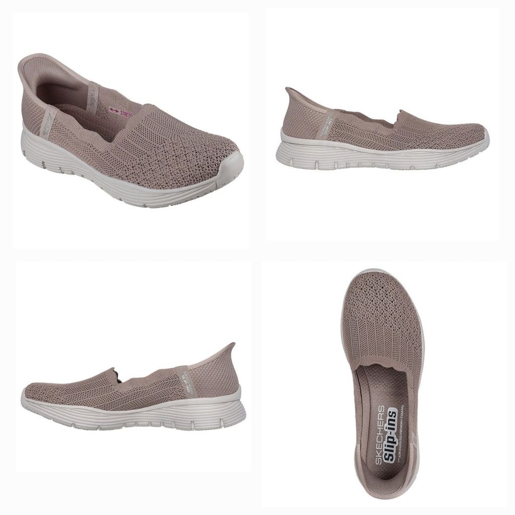 Skechers Slip-Ins Seager Believe It Taupe Women's Leisure Shoes Kode Produk: SKE158980DKTP