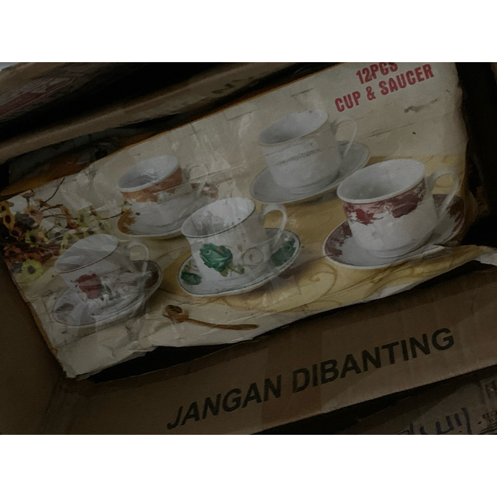 12 pcs cup &  saucer