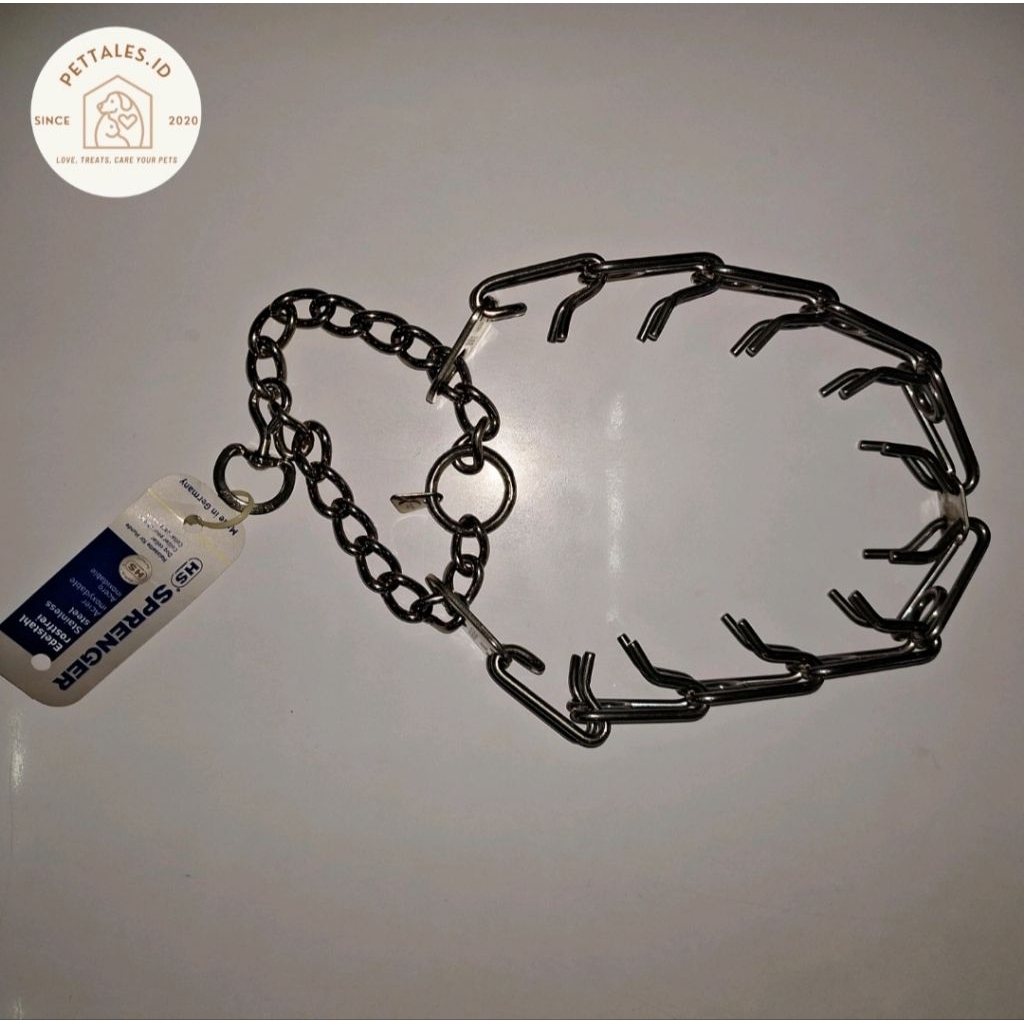 HS SPRENGER PRONG DOG COLLAR 25 inch 63cm 4MM