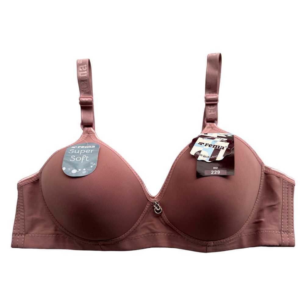 Bra Wanita Kait 3 Bh Busa Tanpa Kawat Murah FEMA 229 7331 368 388