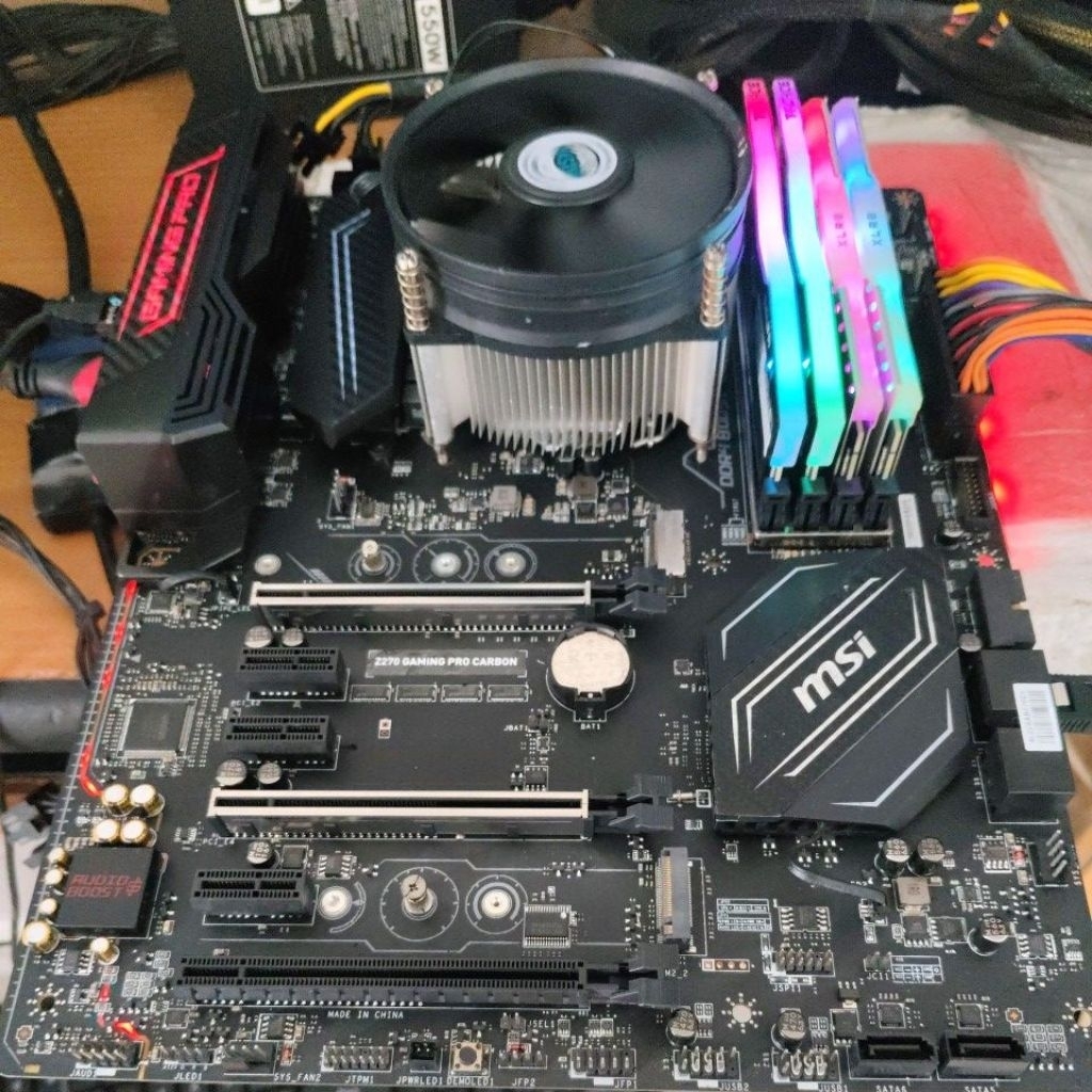 PAKET MOBO MSI Z270 GAMING PRO CARBON