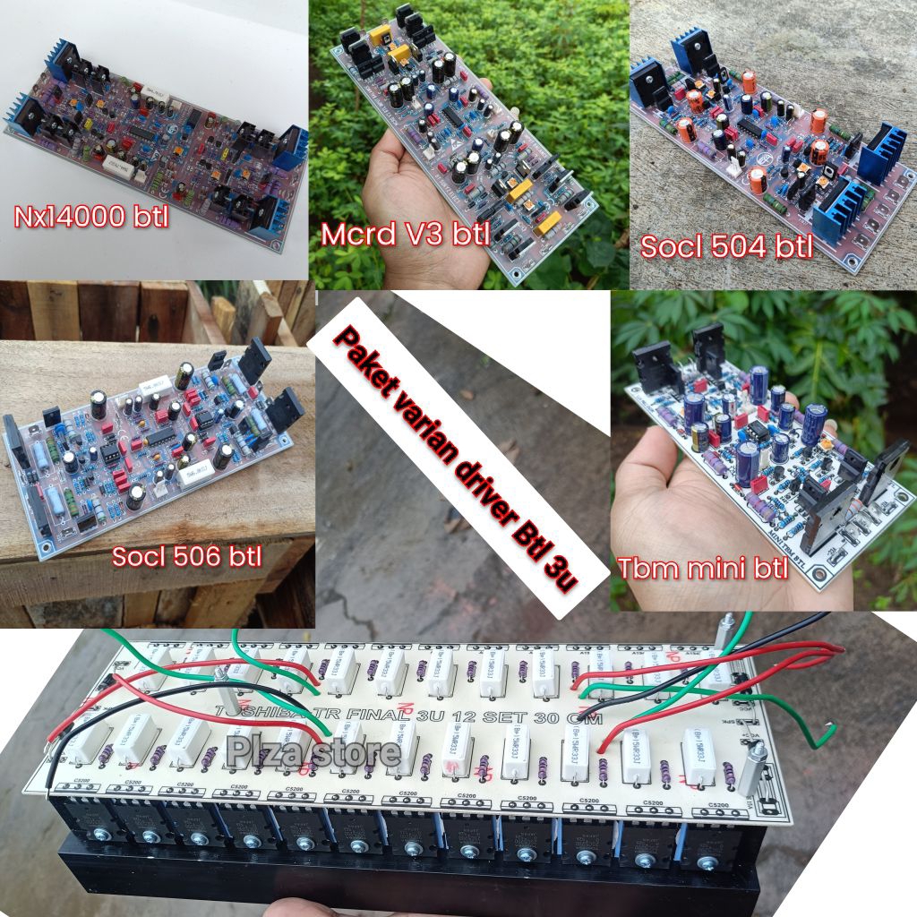 Driver power Btl socl 506 tef/socl 504 tef/Mcrd V3/Nx14000/Tbm mini 3U 12set final toshiba 524 pjg 3