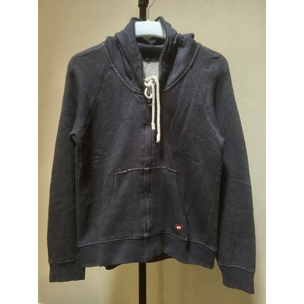 Hoodie Zipper Jack & Jill Abu Gelap Resleting