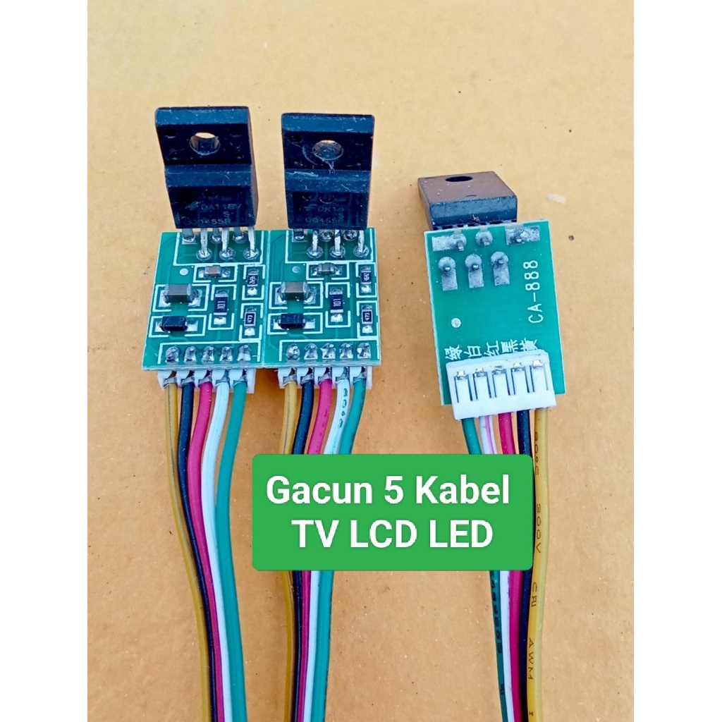Gacun 5 Kabel Regulator Power Supply TV LCD, LED