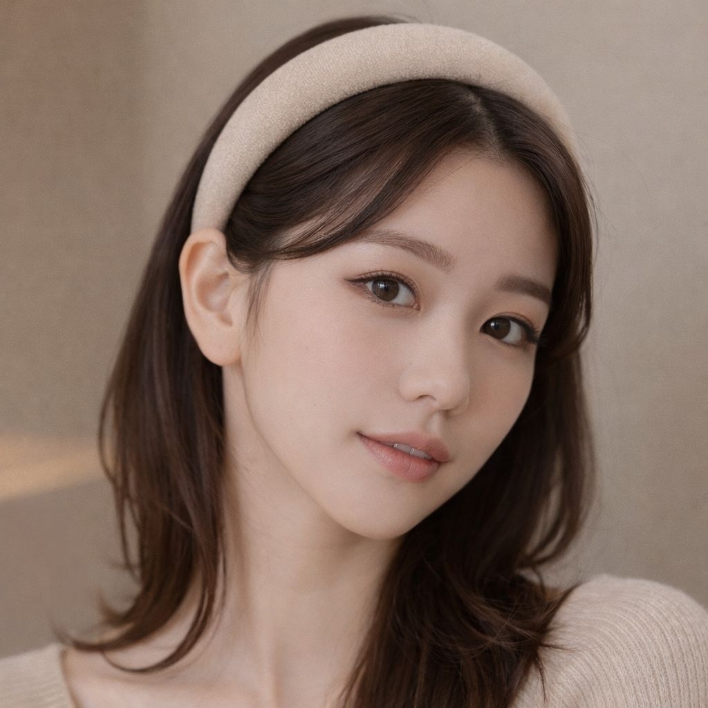 Headband / Bando Tebal Warna Choco – Bando Korea Elegan untuk Wanita & Remaja