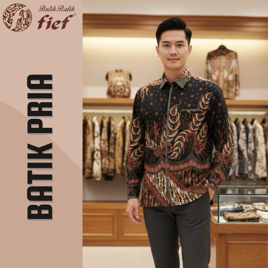 Kemeja Batik Pria - Bahan Doby