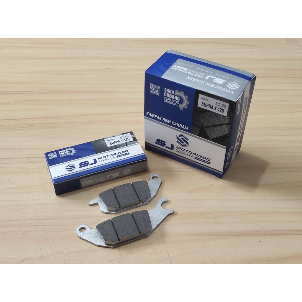DISPAD CAKRAM BELAKANG SUPRA X 125 / KAMPAS REM CAKRAM BELAKANG SUPRA X 125 / ASLI SJ