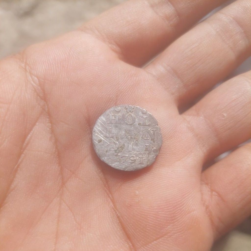 Koin perak belanda provinsi Holland 1791. Fine