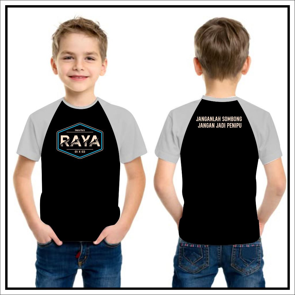 kaos anak iwan fals oi raya bahan katun combed termurah