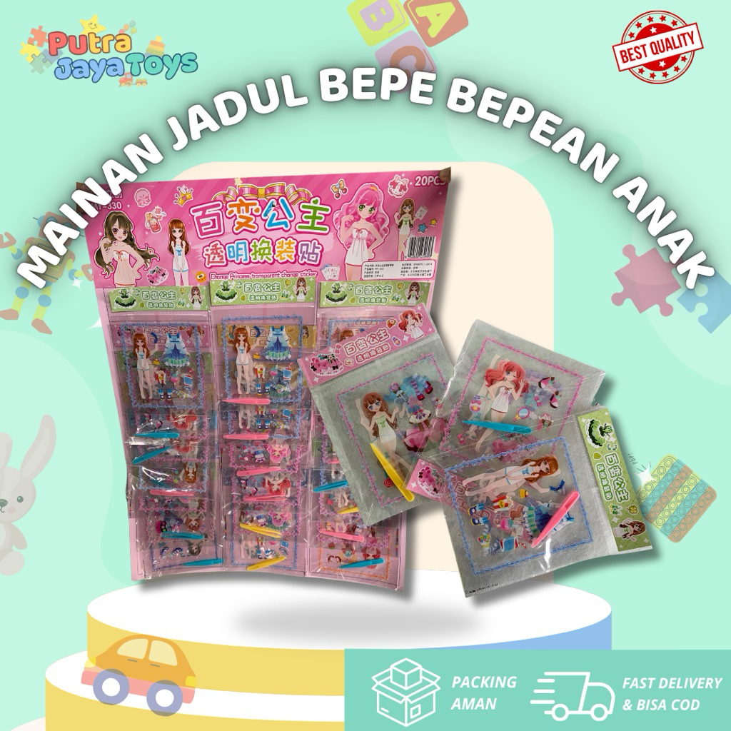 MAINAN JADUL BEPE-BEPEAN ANAK ECERAN - MAINAN BONGKAR PASANG BP ANAK