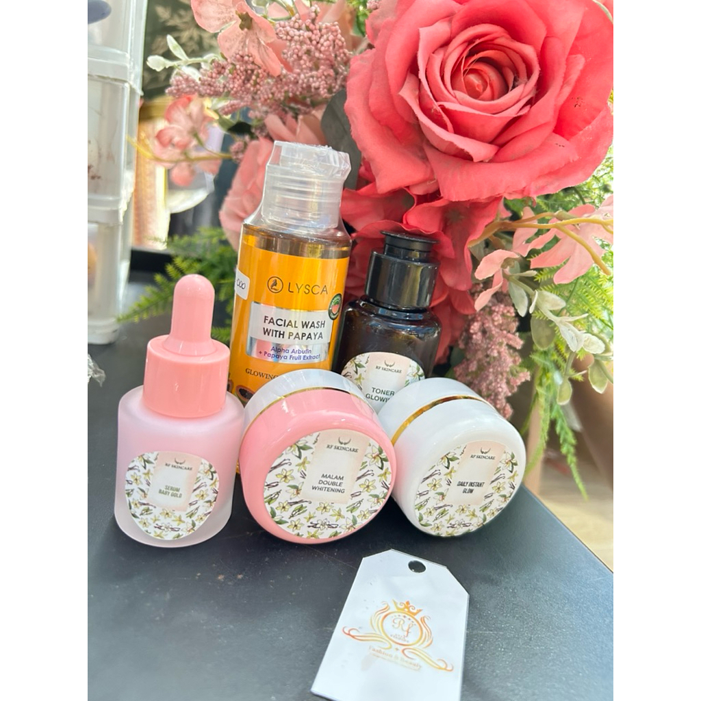 PAKET RF SKINCARE ISI 5 paket lengkap wajah normal kusam ingin glowing