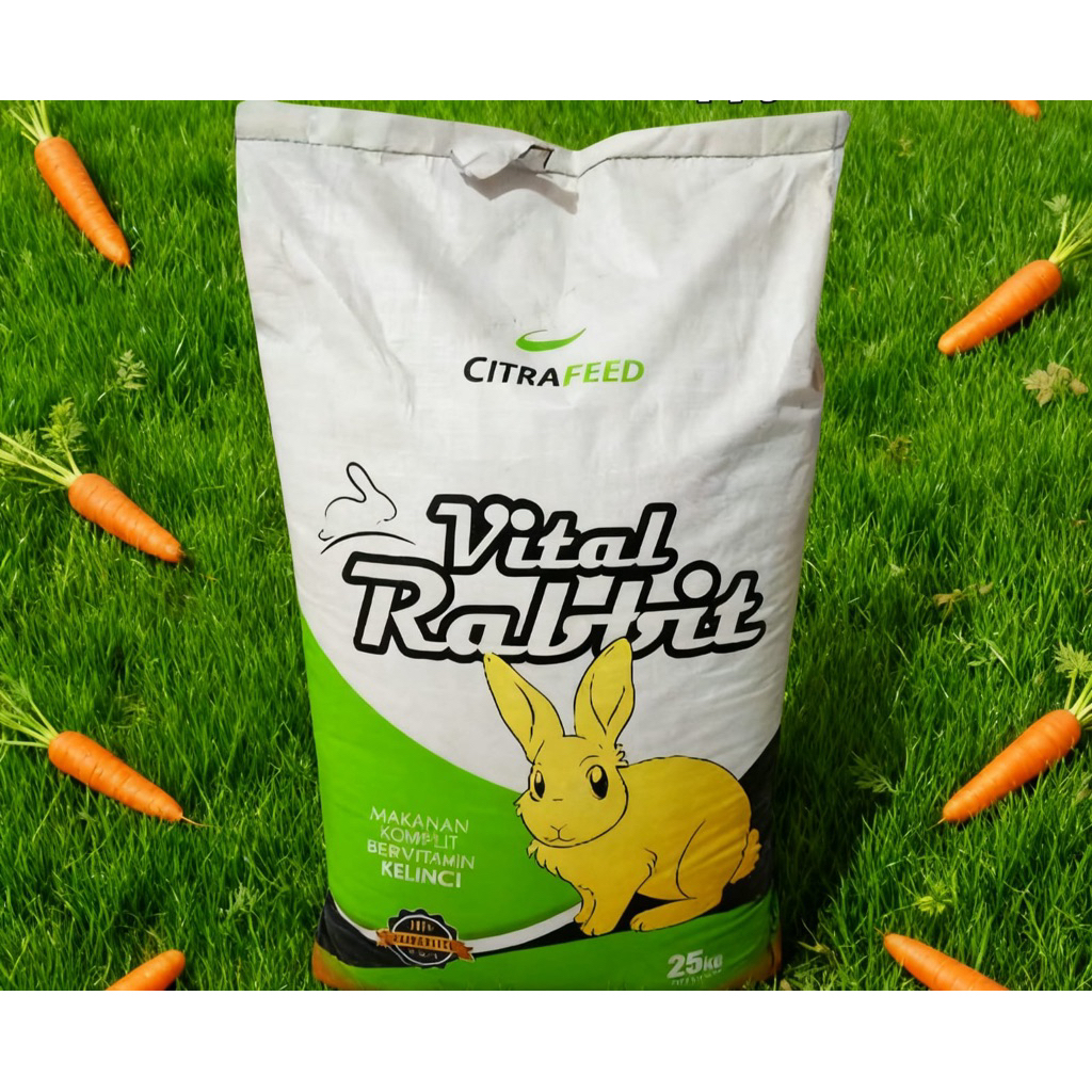 VITA RABBIT (PAKAN KELINCI) 25kg perkarung