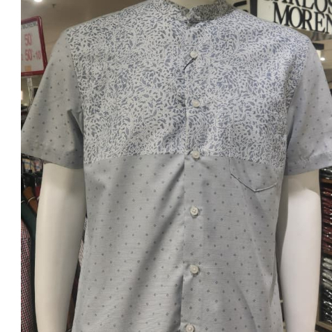 Carlos Moreno koko premium Lengan Pendek (Biru) Katun 100%