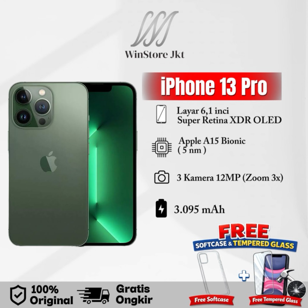 iPhone 13 Pro iBox | 128 GB & 256 GB Second Resmi