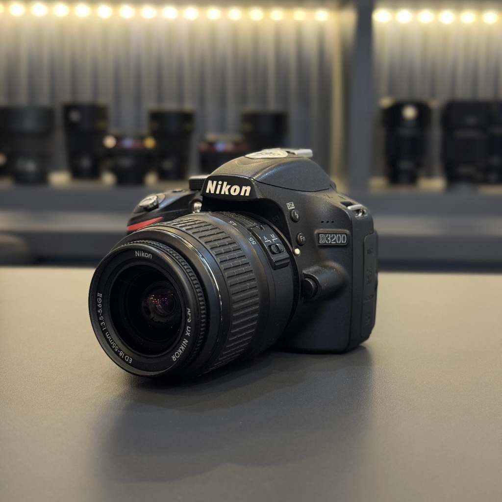 NIKON D3200 Kit Lensa 18-55mm Second Original