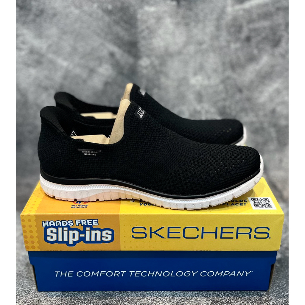 Skechers Virtue Glam Black / Taupe Women's Shoes Original