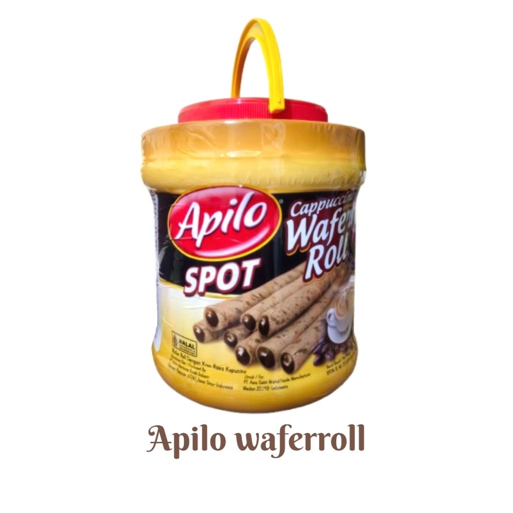 Apilo Spot waferRoll Cappuccino ±500gram