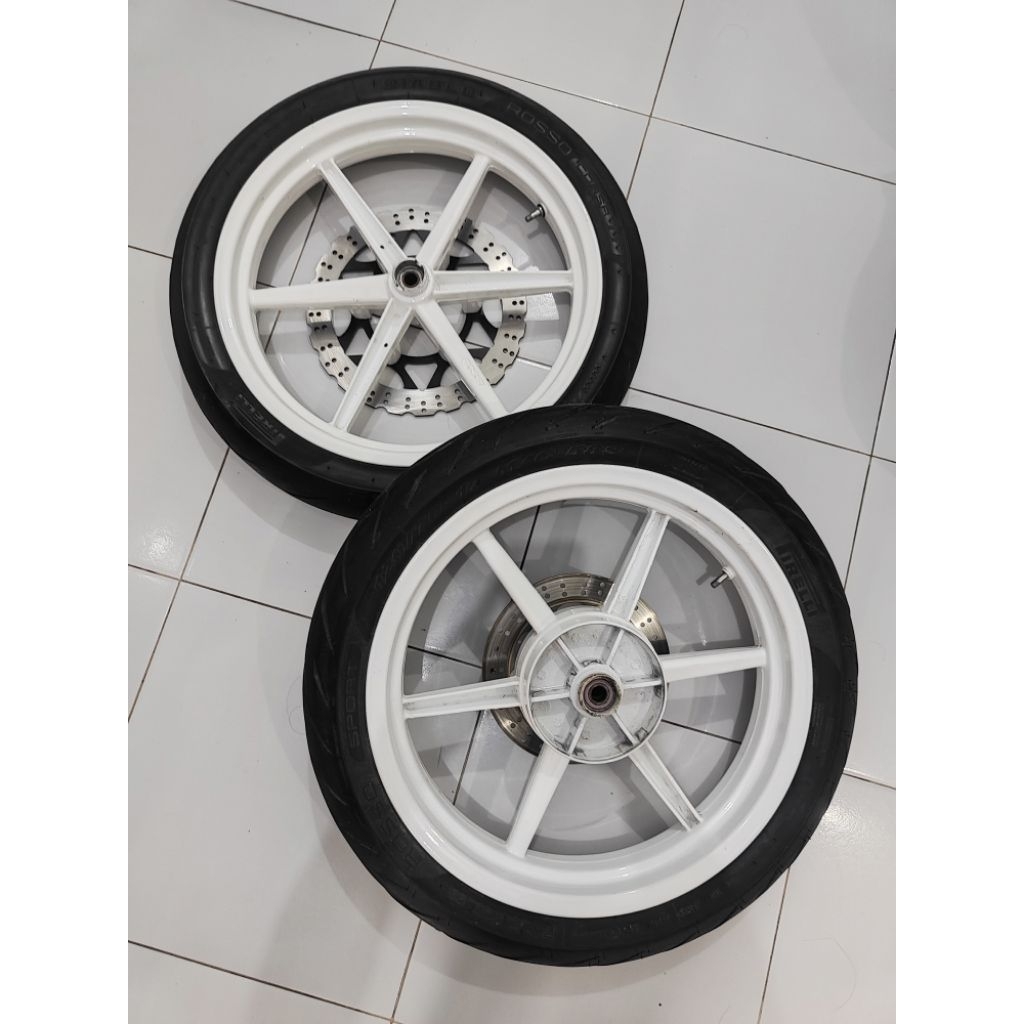 velg vrossi derik ninja rr/r/ss fullset tinggal pasang