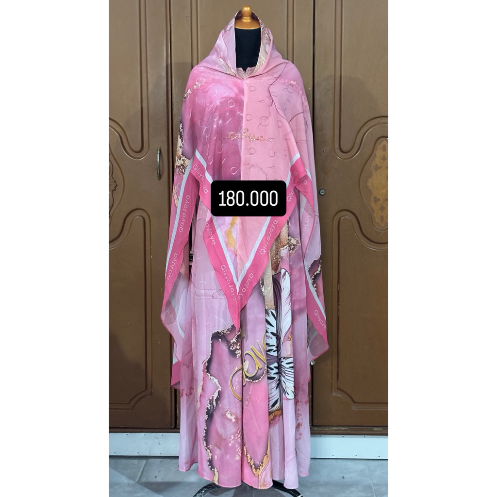 Set Syar'i Qisya Jaya Syar'i + Set Outer Clara Shania