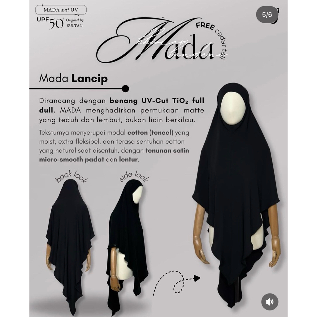 PL Khiban Mada Bonavista Black