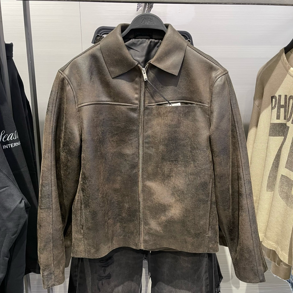 Jaket Leather ZARA MEN Jastip (jasa titip)