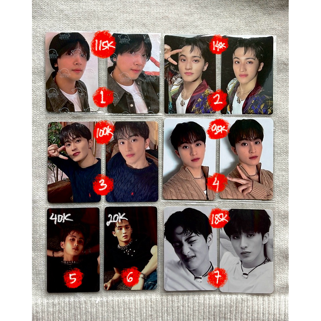 [ready] photocard pob mark haechan set the firstfruit wink hottracks