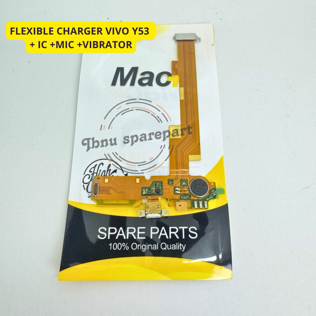 Flexible cas fleksibel konektor charger vivo Y53 original +ic + mic