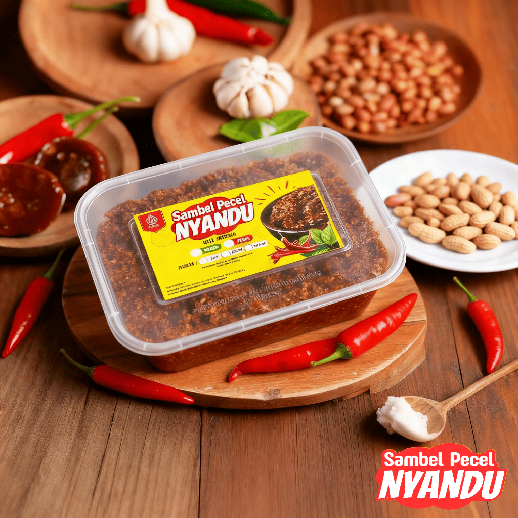 500GR - SAMBEL PECEL / BUMBU KACANG NYANDU ASLI MADIUN