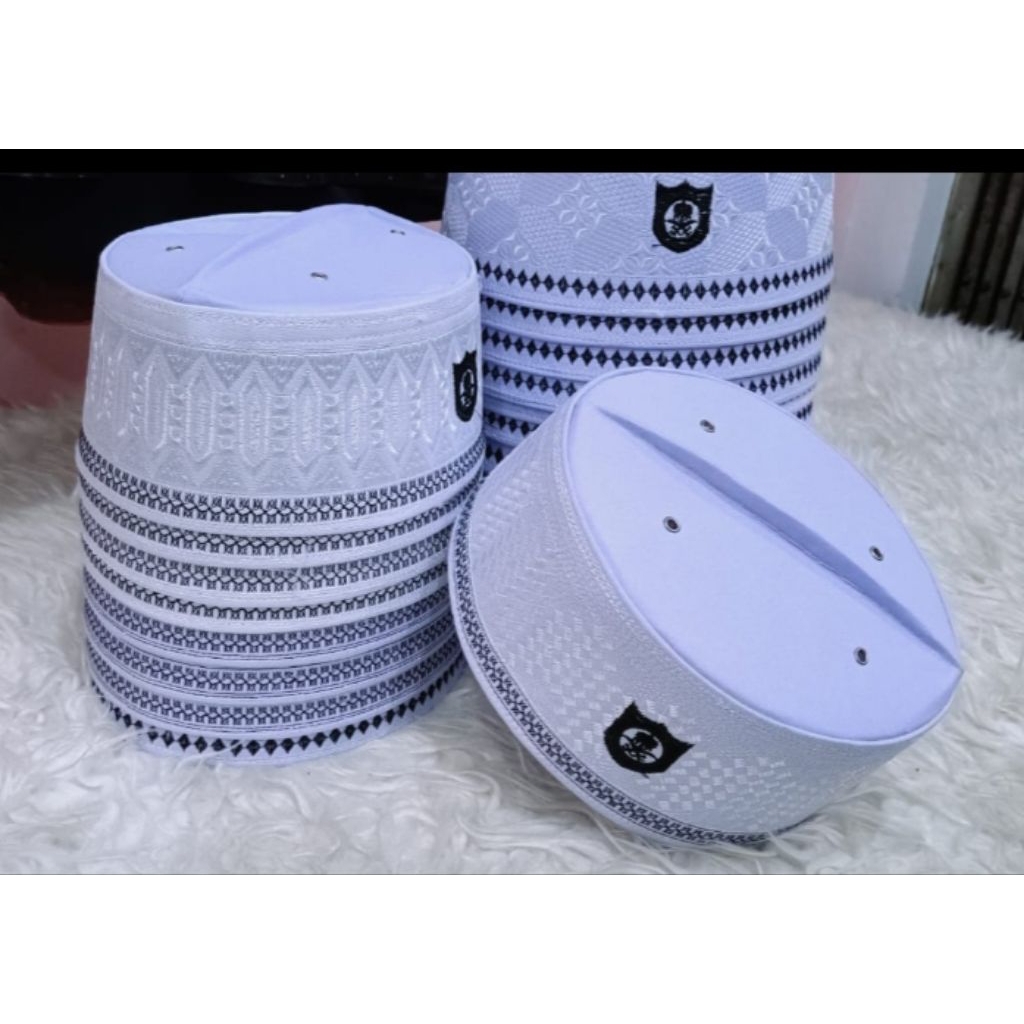 Peci Denpasar, songkok Denpasar, Peci Assahofah Putih, Songkok Putih, Peci Putih Denpasar