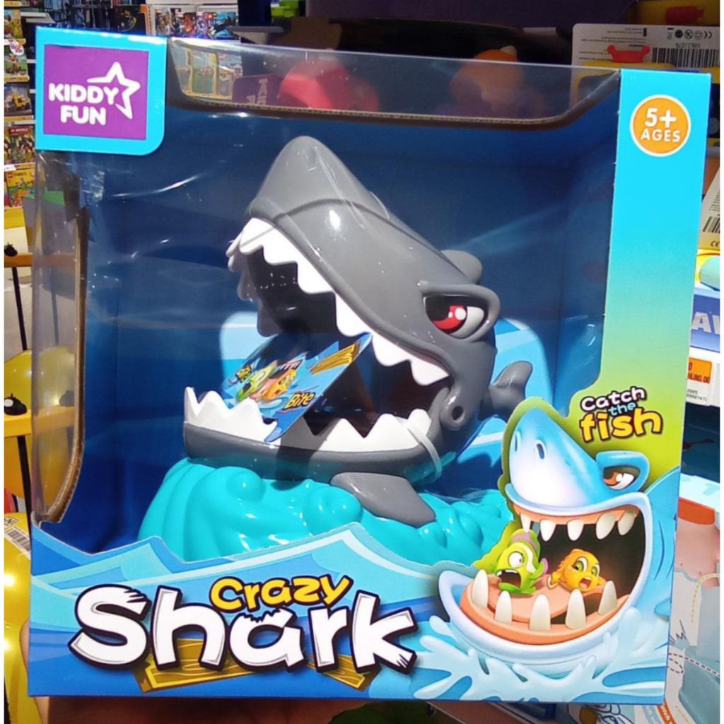 Kiddy fun crazy shark fish eater board game original