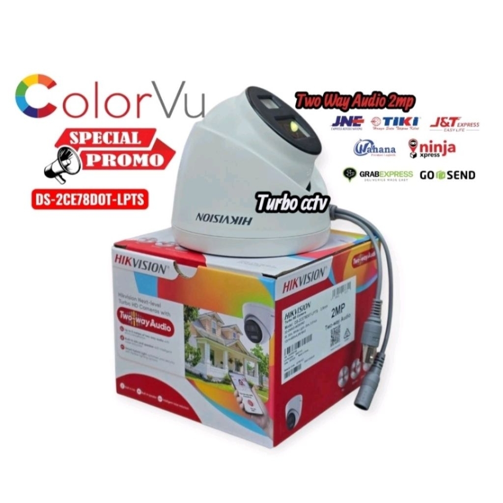 Kamera Cctv Indoor ColorVu + Audio 2Mp Hik