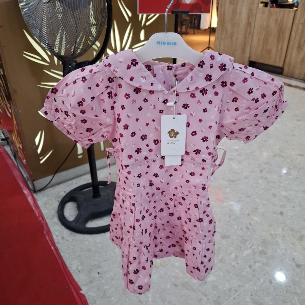 Pito dito Baju Dress Anak perempuan Original