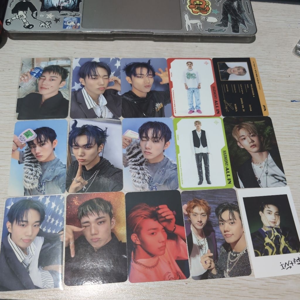 INTAK p1harmony photocards / merch