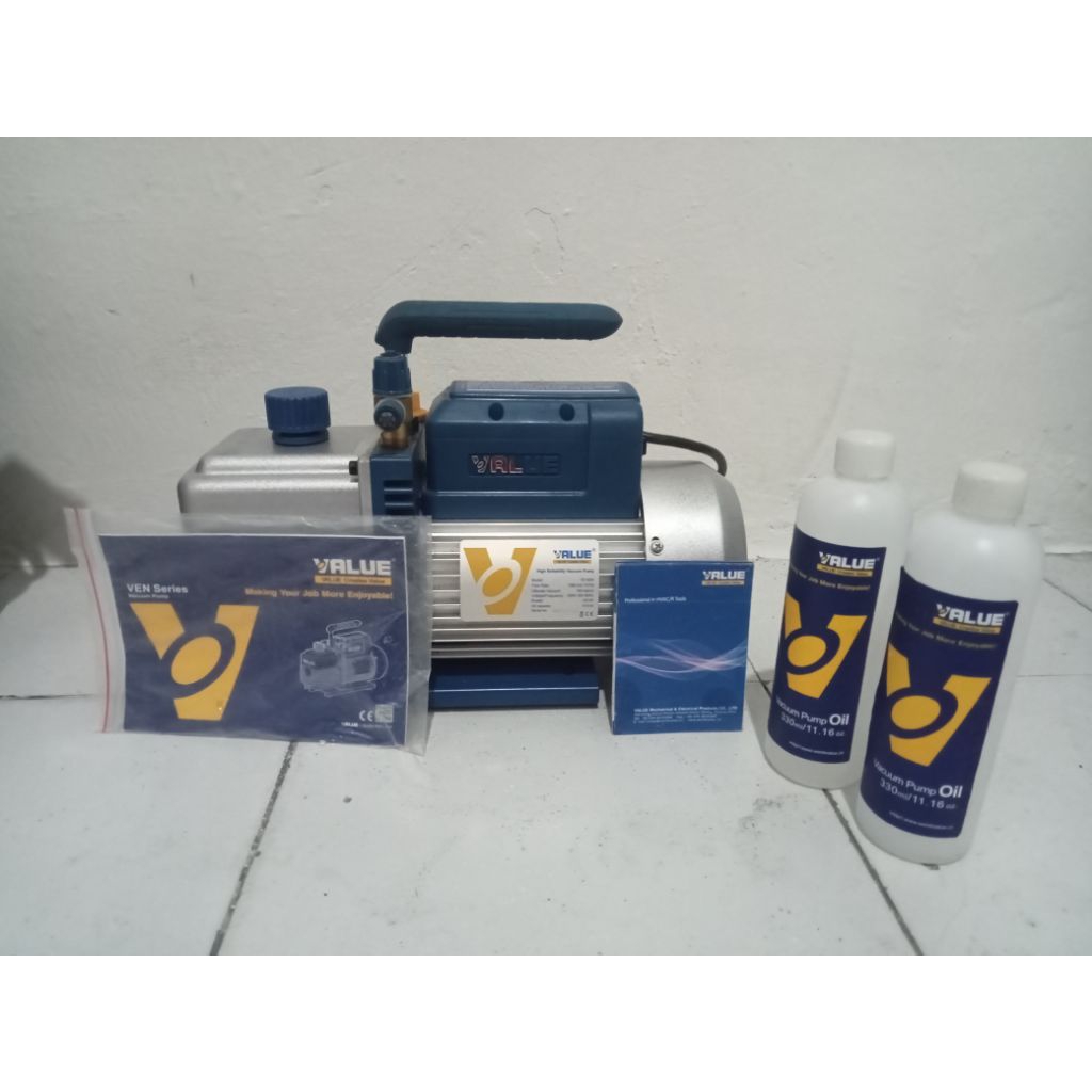 Vacum Pump AC Value VE 160 1/2HP - Efisien, Kapasitas Besar, Termasuk Oli