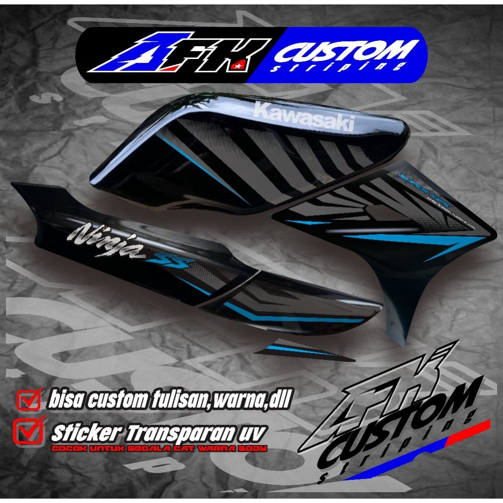 STRIPING NINJA SS/STRIPING NINJA SS CUSTOM/STRIPING NINJA SS KUNING BIRU PUTIH MERAH HIJAU PINK UNGU