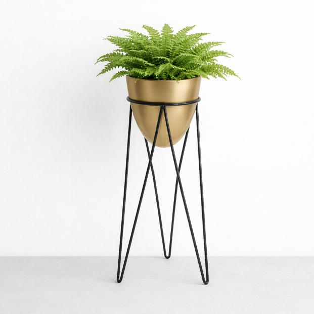 Standing Pot Jangkis Tinggi 50cm & 70cm - Standing Pot Besi Tanaman Bunga Hiasan Rumah & Taman