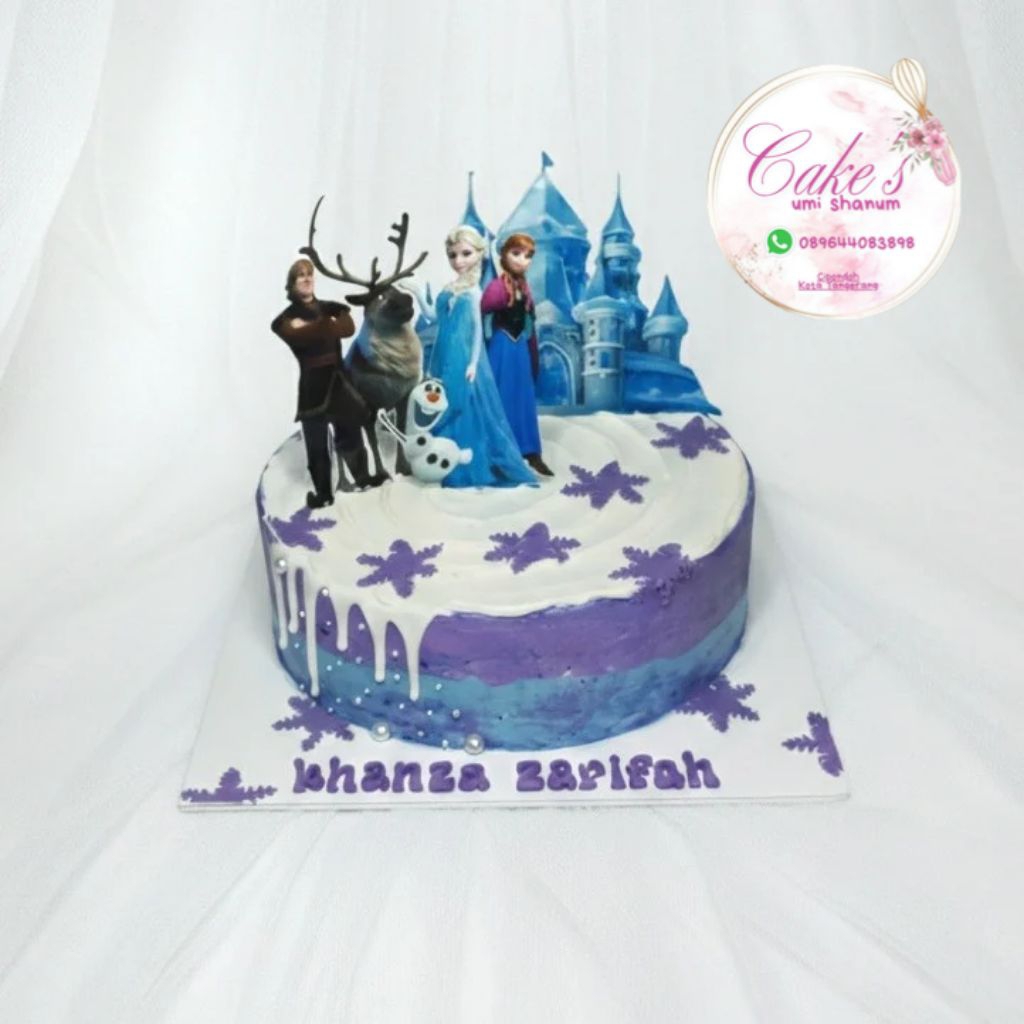 KUE ULANG TAHUN FROZEN CAKE FROZEN KUE ULANG TAHUN ANAK