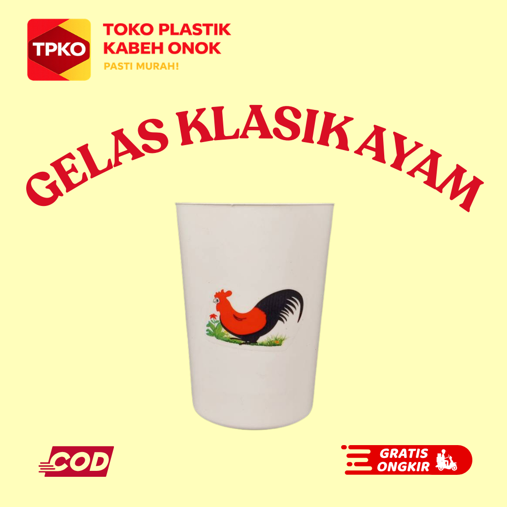 Gelas Plastik Klasik ( Ayam )