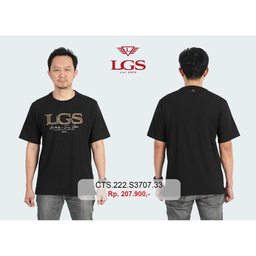 (NEW) T-shirt Pria LGS ORIGINAL Regular Fit