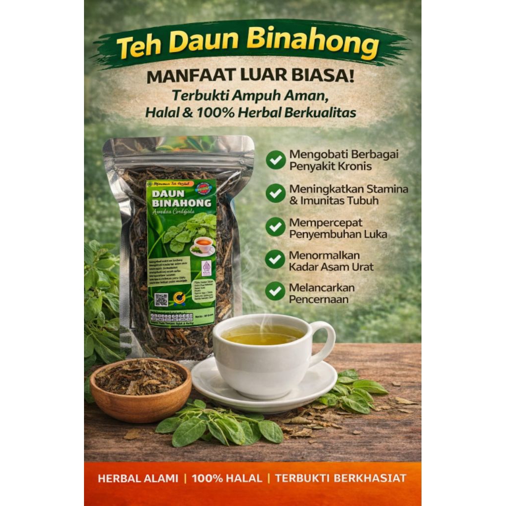 Teh Kering Daun Binahong